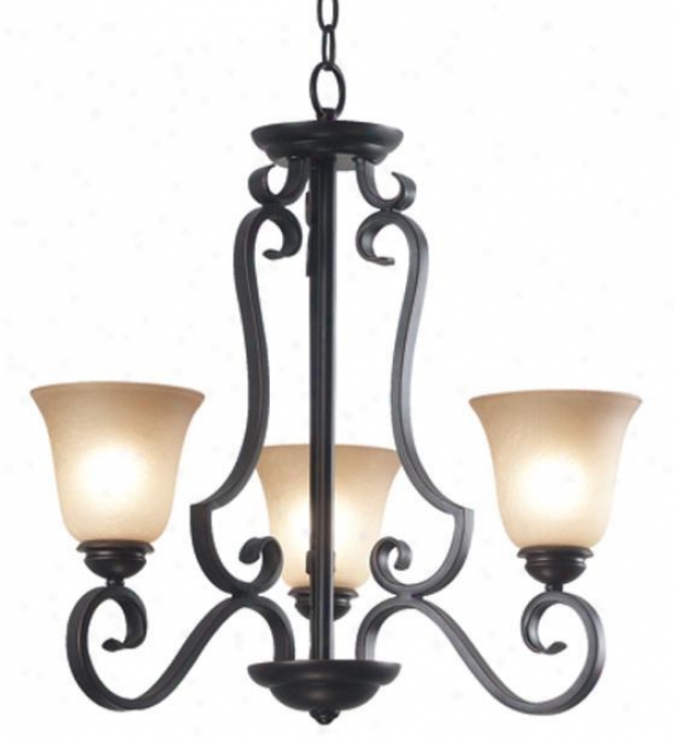 Flex 3-light Chandelier - Three-light, Copper Bronze