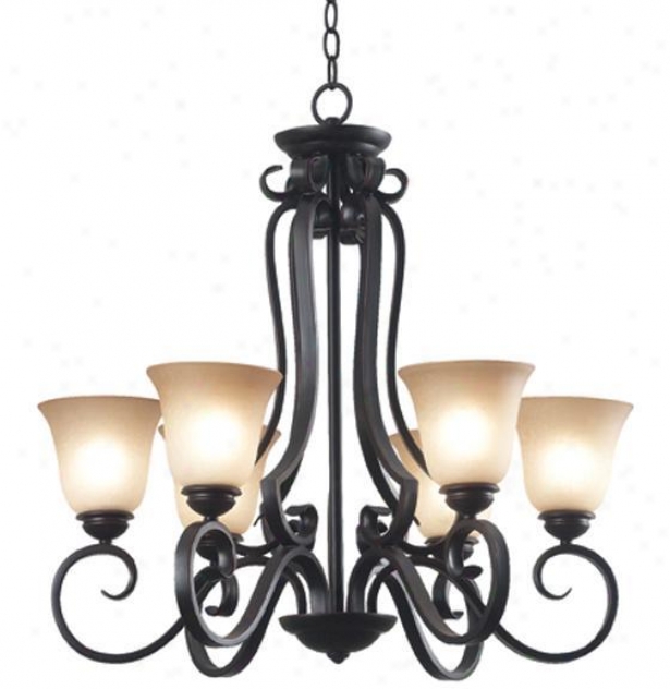 Flex 6-light Chandelier - Six-light, Copper Bronze