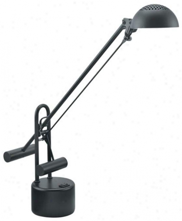 "fluorine Desk Lamp - 18.5""hx4""d, Black"