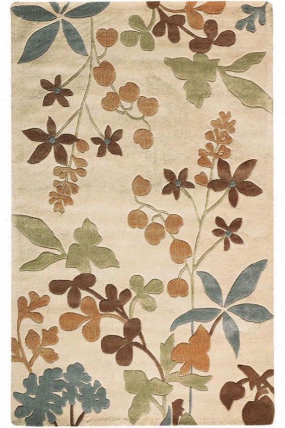 Foliage I Rug - 2'x3', Beige