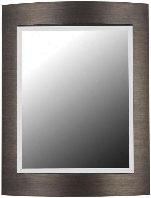 "folsom Wall Mirror - 35""hx28""w, Bronze"