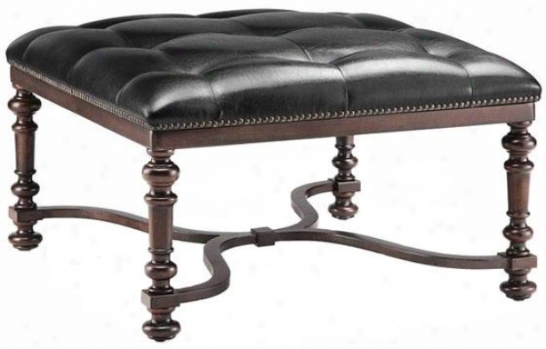 "franklin Ottoman - 20""x34"", Black"