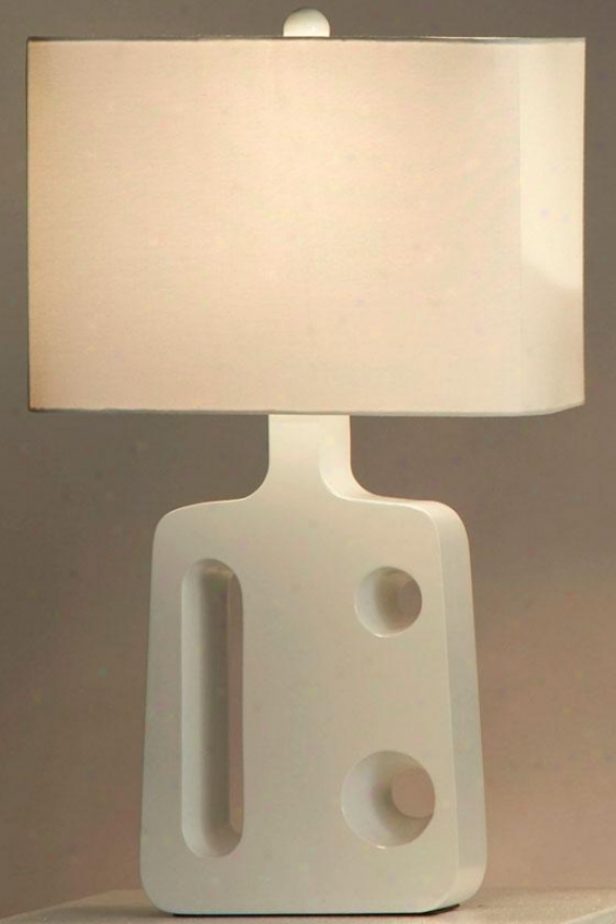 "friend Standing Table Lamp - 26h X 16""w, White"