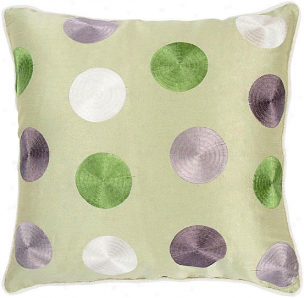 Fulton Pillow - 18x18, Green