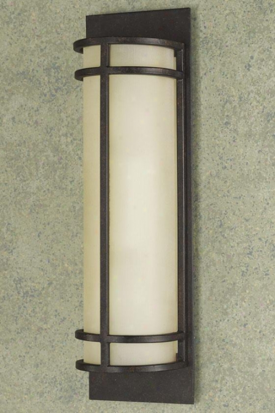 Liquefaction  Vanity Light - Two Light, Grecian Bronze