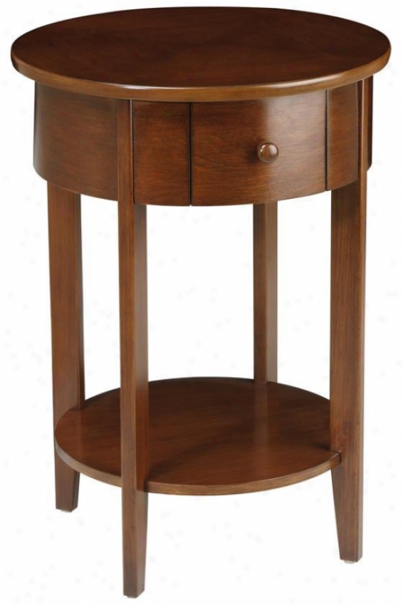 "gallatin Accent Table - 28""hx20""d, Brown Wood"