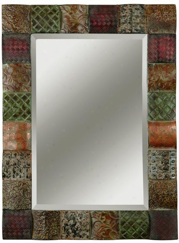 Ganya Mirror - 31x41, Multi