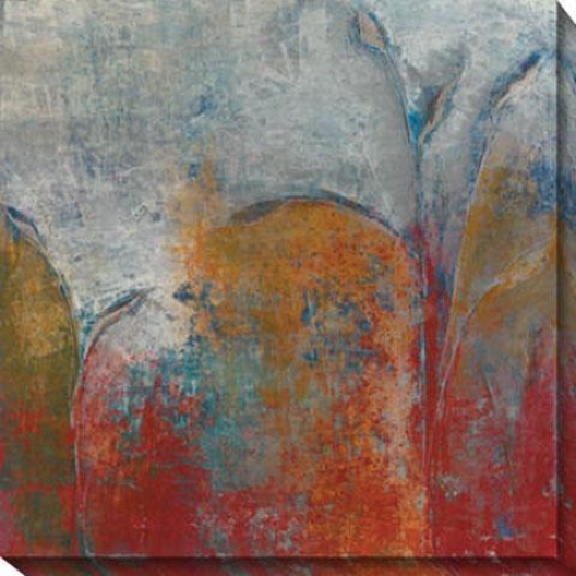 Garden Ii Canvas Wall Art - Ii, Blue