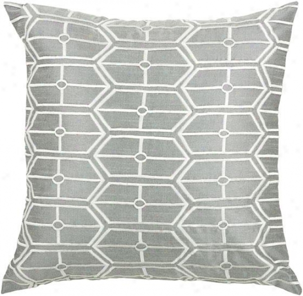 Garrick Pillow - 18hx18w, White