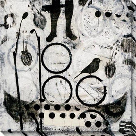 Ghost City Iv Canvas Wall Art - Iv, Negro