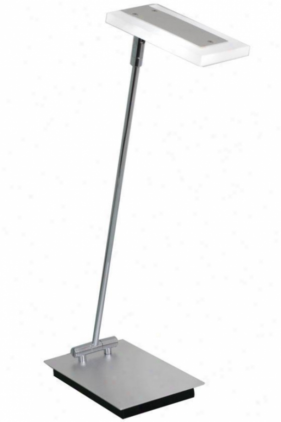 "gleam Led Desk Lamp - 4.75""wx20""h, Silver"