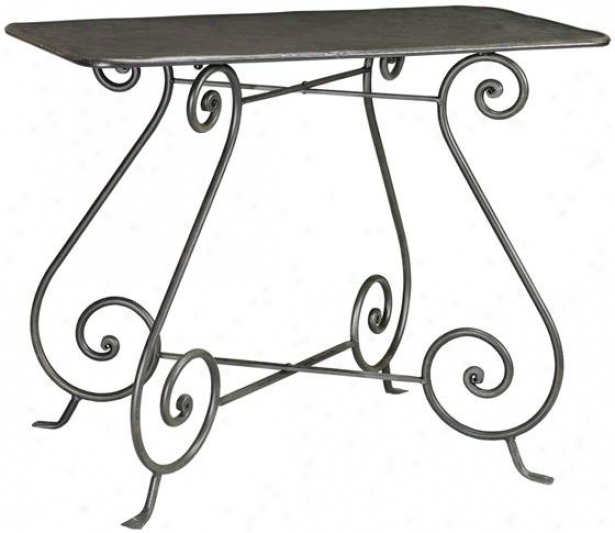 "gramercy Sofa Console Table - 39""x18"", Blacm/painted"