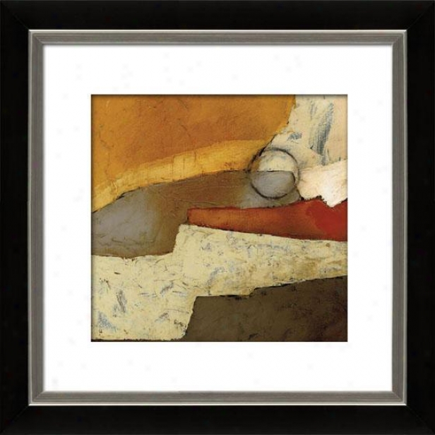 Grand Gesture I Framed Wall Art - I, Mtd Black/slvr