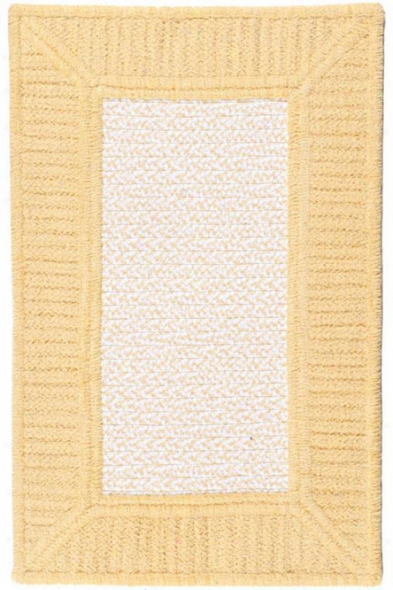 Gravel Bay Area Rug - 9'x12', Banana