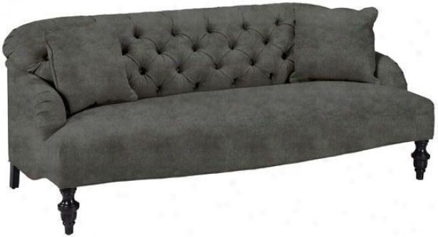 Greenwixh Sofa - Sofa, Velvwt Grey