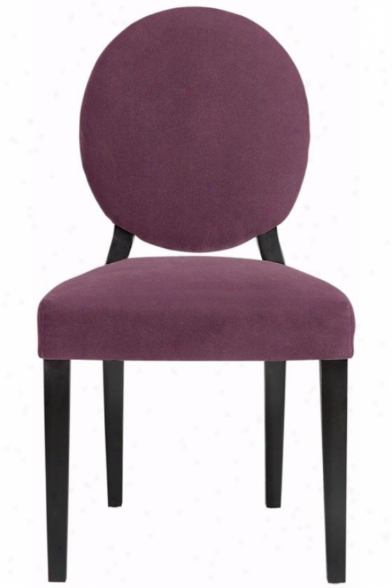 "hammond Side Chairman - 37""hx21""w, Purple Velvet"