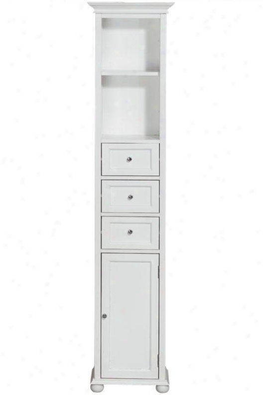 "hampton Bay 15""w Standard Linen Storage Cabinet - 15""w, White"