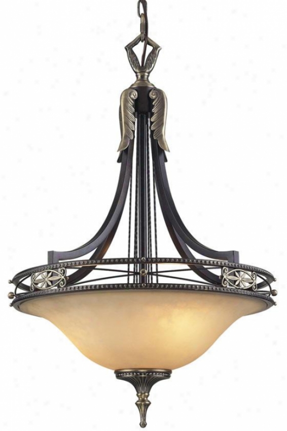 "hanover 32""h Pendant - 3-light, Antbrz Dklumber"