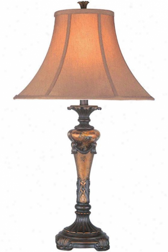 "harlow Table Lamp - 29""hx1"6"d, Aged Gold"