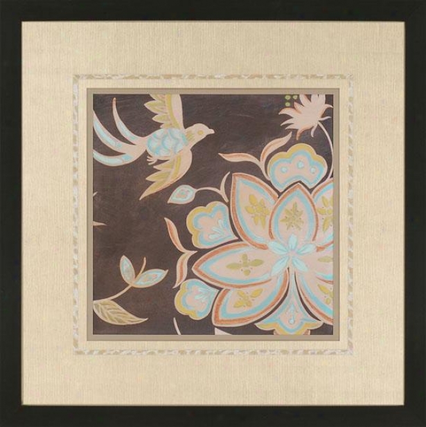 Heirloom Floral Wall Art I-  Ii, Brown