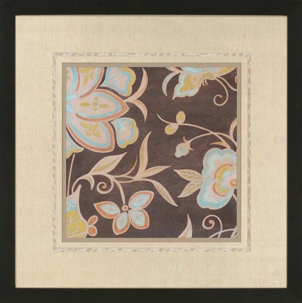 Heirloom Floral Wall Art Ii - I, Brown