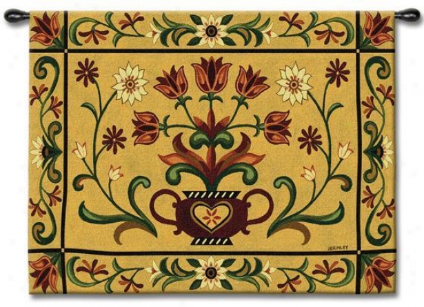 "heritage Floral Tapestry  -40""hx53""w, Multi"