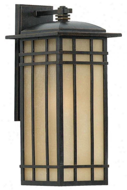 "hillcrest Elongated Wall Lantern - 20""hx9""w, Bronze"