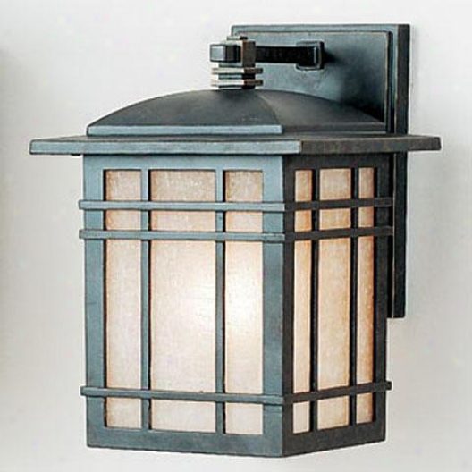 Hillcrest Exterior Wall Fixture - Small, Gold Btonze