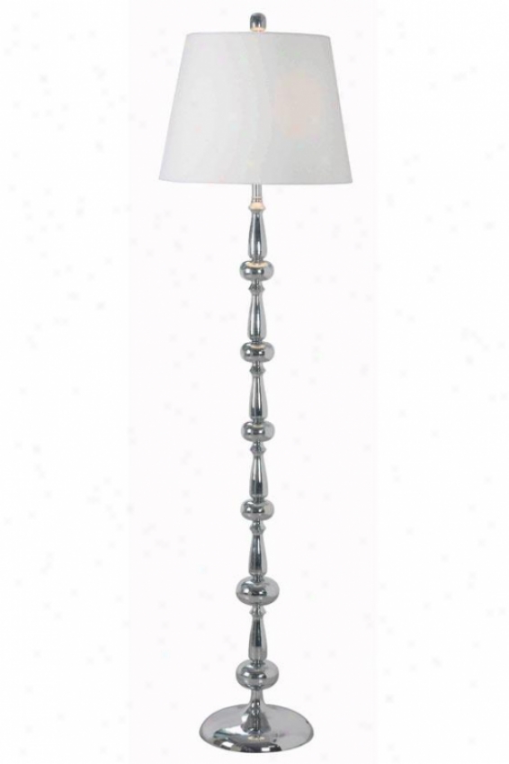 "holland Floor Lamp - 58""h, Silver Chrome"