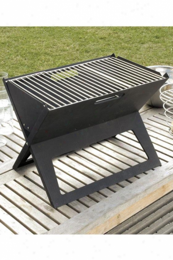 Hotspot Notebook Charcoal Grill - 14.18hx11.82wx, Black