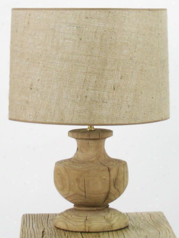 Hudson Table Lamp Ii - 19hx18.5wx18.5d, Ivory