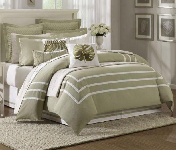 Huntington Ii Point Comforter Set - Queen 9pc Set, Sage