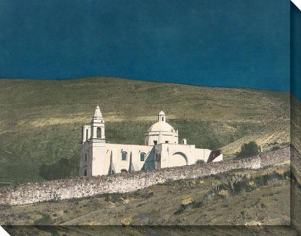 "iiglesia De Catorce Canvas Wall Art - 46""hx36""w, Blue"