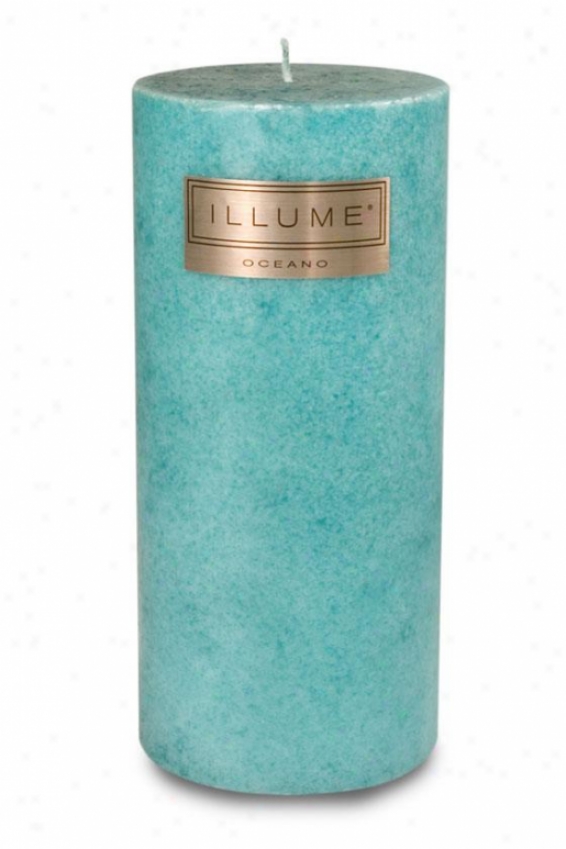 "illume Pillar Candle - 6.5""h X 3""w, Oceano"