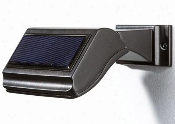 "illuminator Solar Address Lamp - 6.75""h, Black"