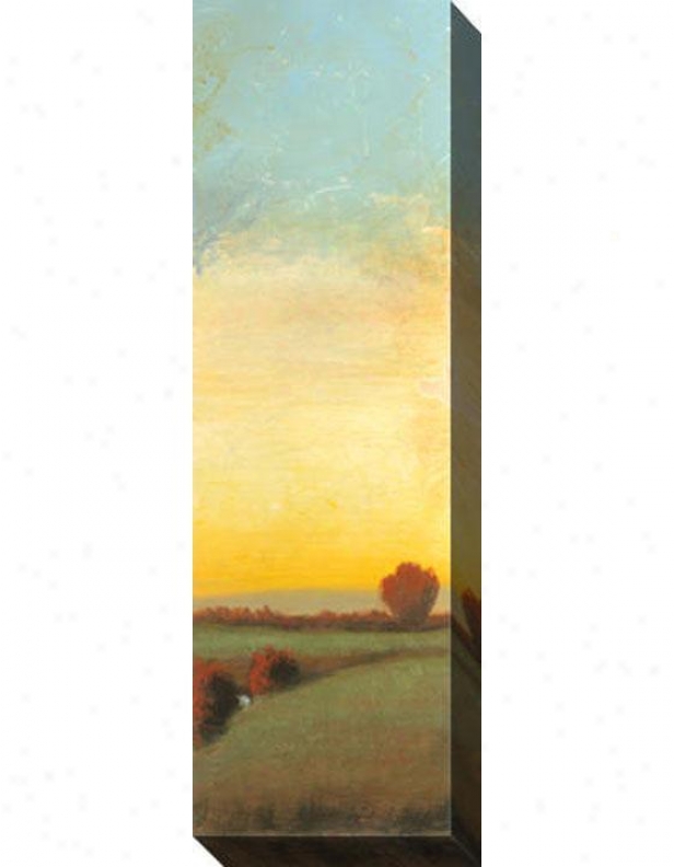 Indian Summer Iii Canvas Wall Art - Iii, Golden