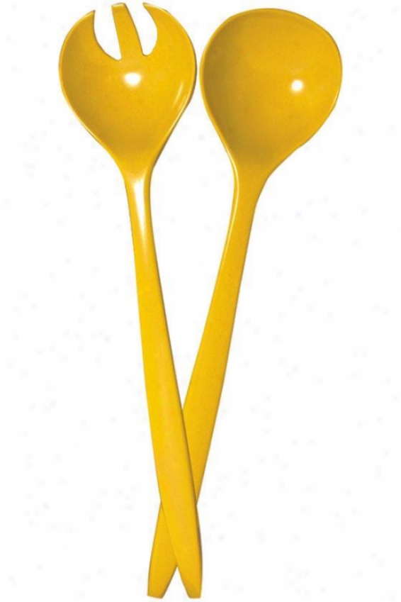 Indoor Outdoor Serving Write - Set Of 2 - Set Of 2, Yellow