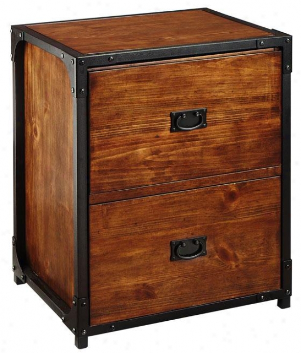 "industrial Empire File Cabinet - 29""hx23""wx18.5"", Black"