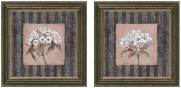 Innocence Framed Wall Art - Set Of 2 - Set Of Two, Blue