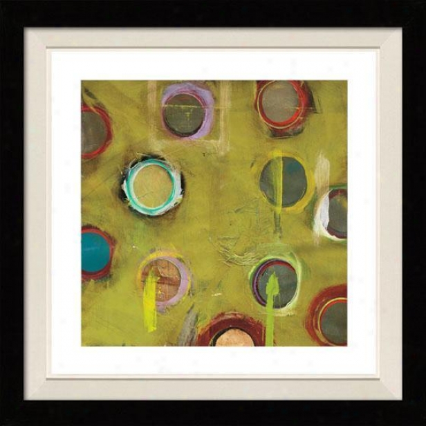 Invention In Green I Framed Wall Art - I, Floated Black