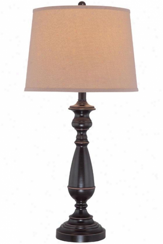 "isabelle Table Lamp - 29.5""hx14""d, Bronze"