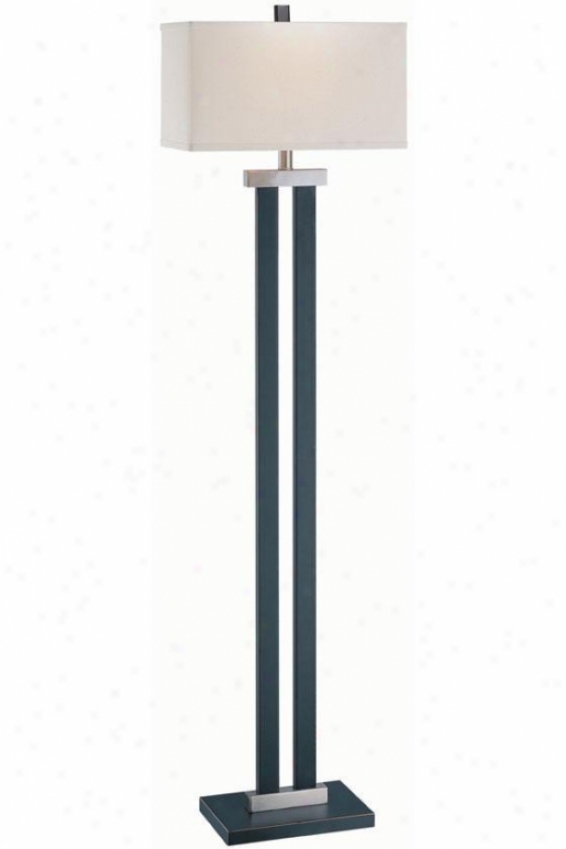 "james Floor Lamp - 16""x59.5"", Bronze"