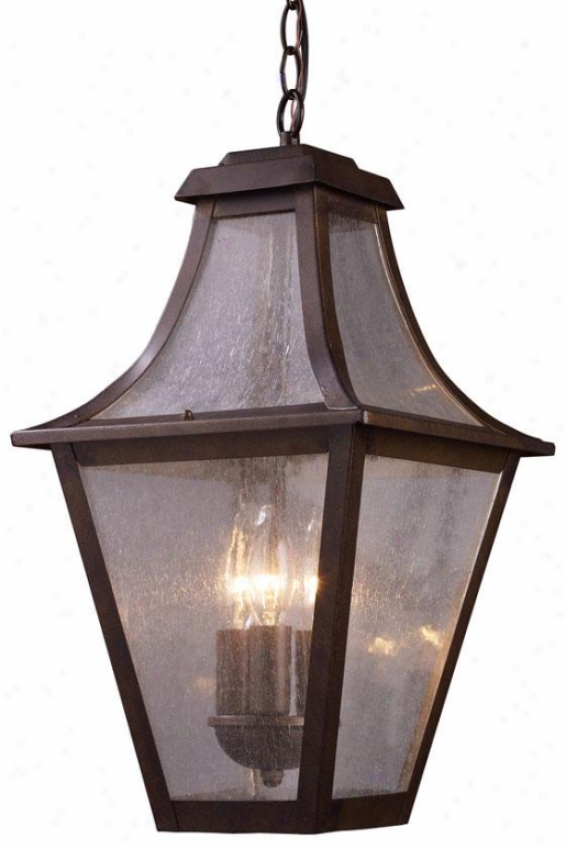 Jefferson Outdoor Pendant - 3-light, Coffee Bronze