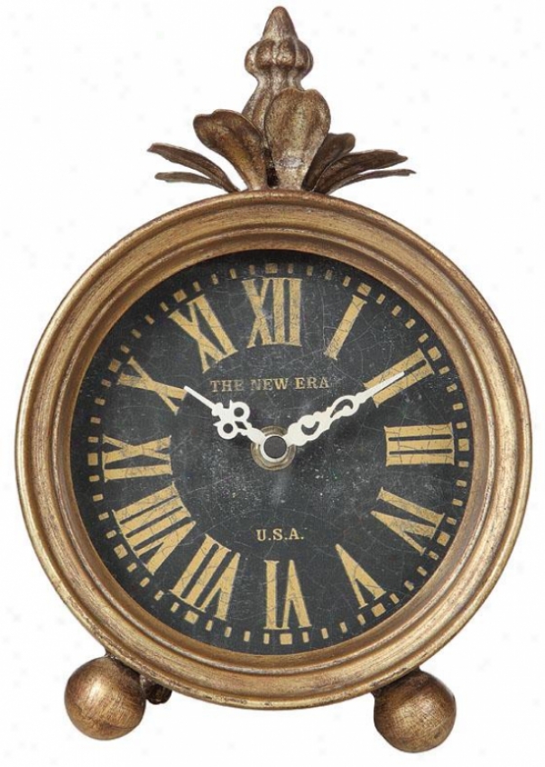 "jefferson Table Clock - 11""hx8""wx7""d, Gold"