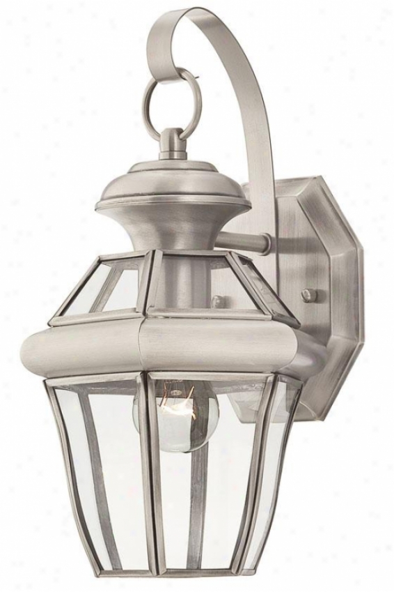 Jonas Small Outdoor Wall Lantern - Small, Gray