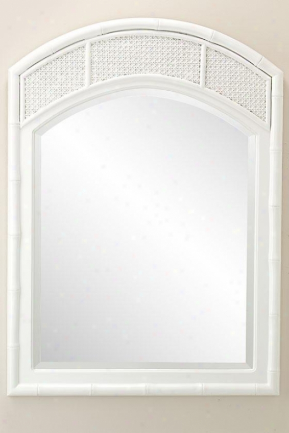 "julia Arched Mirror - 36""jx26""w, White"