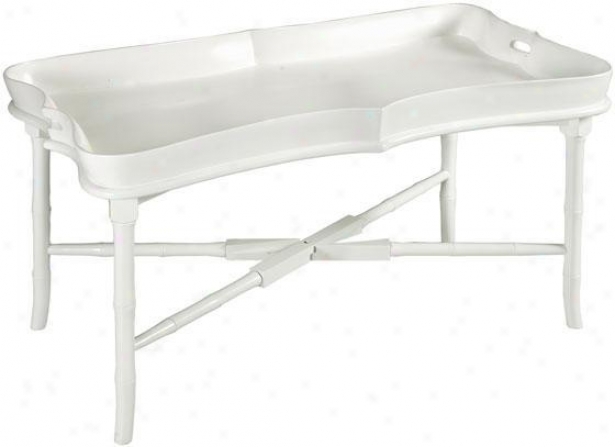 "julia Tray Coffee Table - 22""hx49.5""w, White"