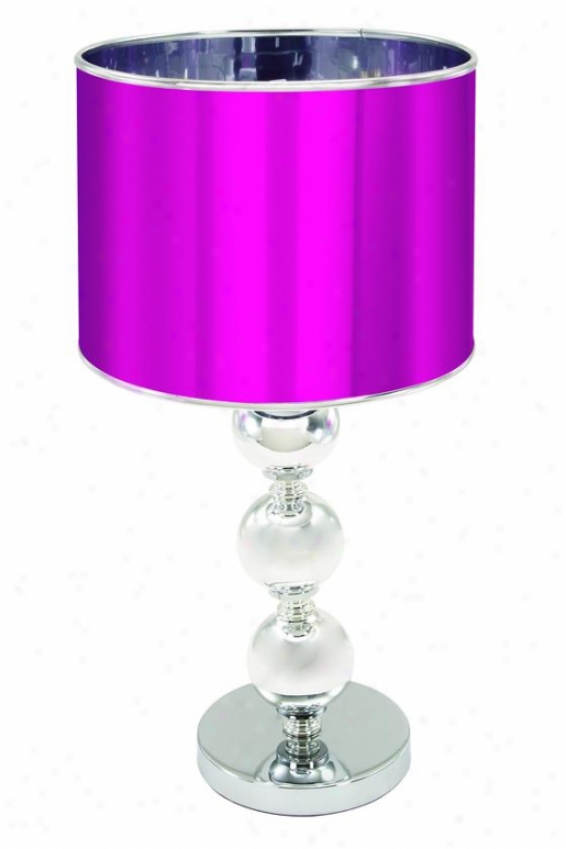 "jyoti Table Lamp - 20""hx10""diametr, Silver"