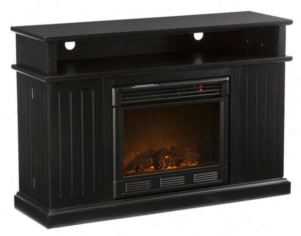 "kaesy Media Fireplace - 48""wx32""hx15""d, Black"