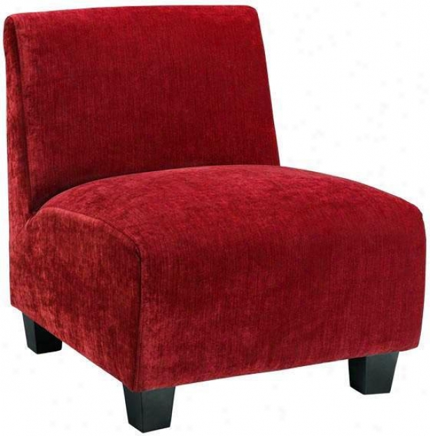 "katie Slipper Chair - 31""hx26""w, Red"